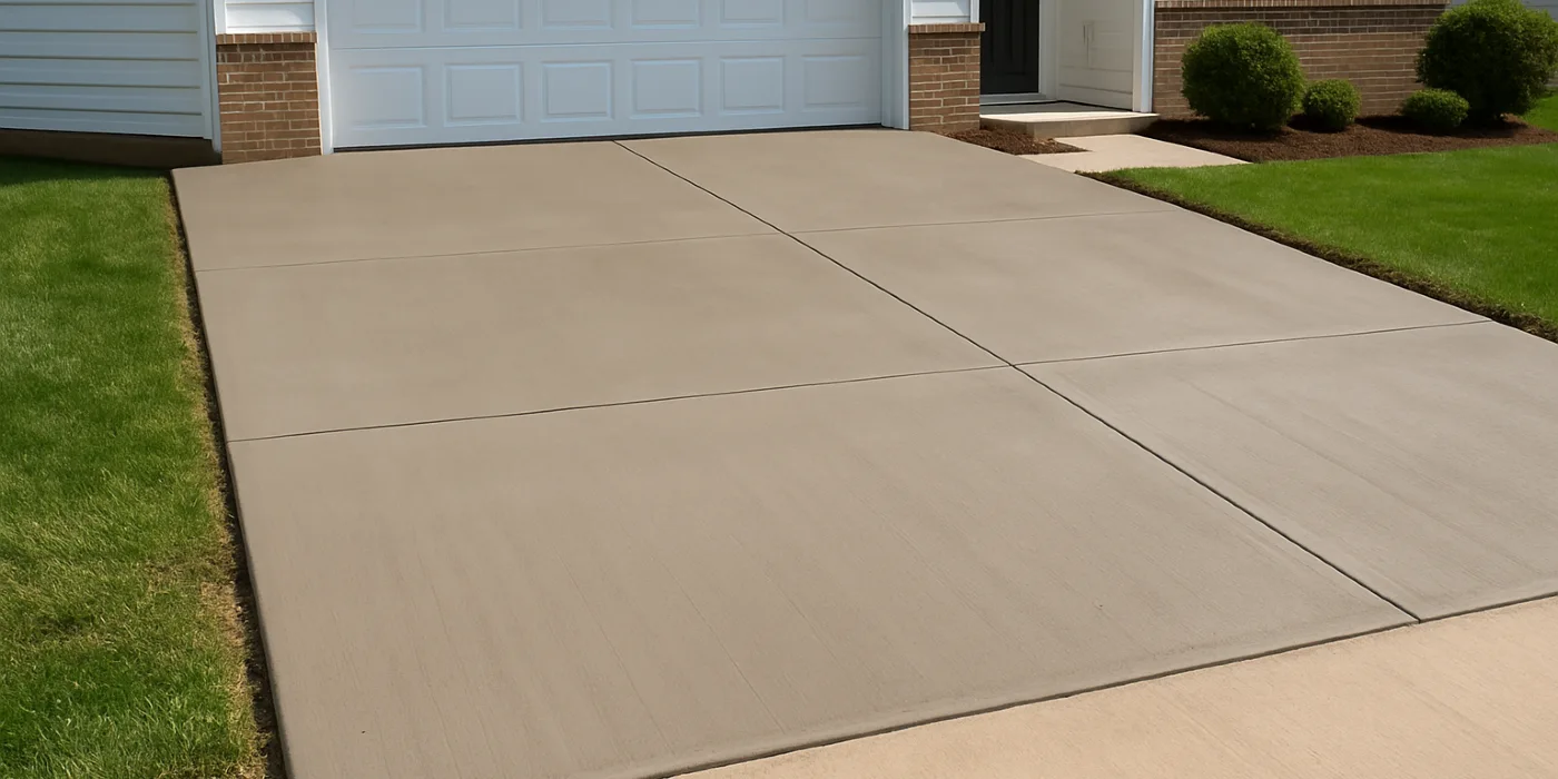 a brand new concrete driveway from Phoenix Concrete Contractor in Peoria, AZ - Peoria AZ a brand new concrete driveway from Phoenix Concrete Contractor in Peoria, AZ - Peoria AZ